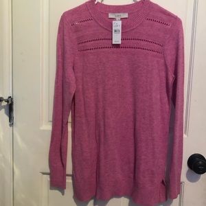 LOFT Pink Sweater